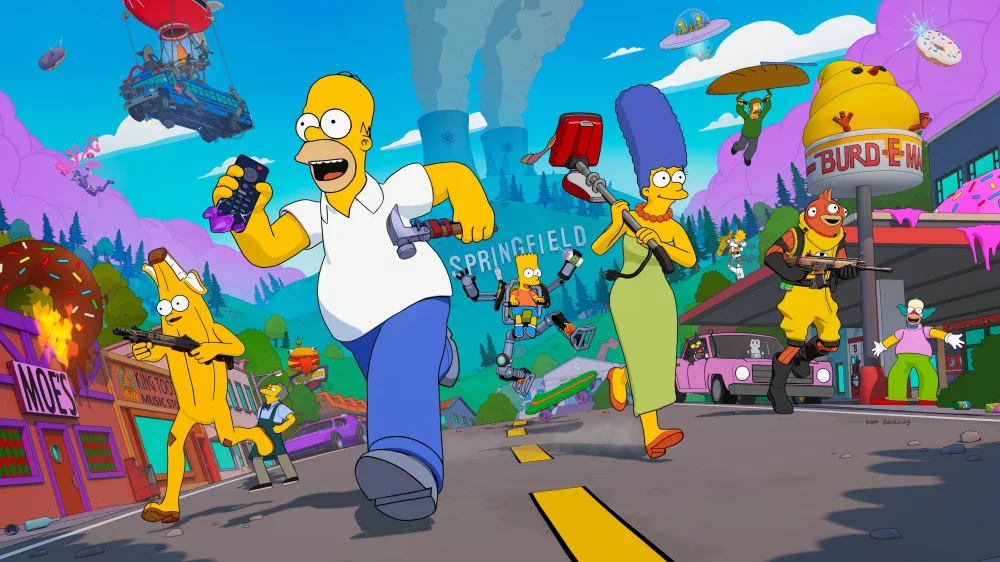 Fortnite x the Simpsons watch online